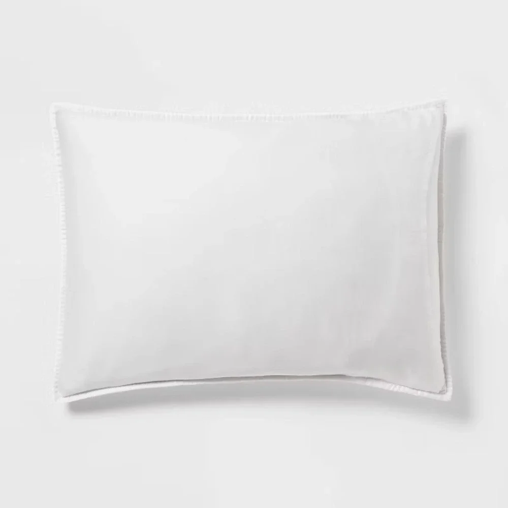 King TENCEL® Quilt Sham White - Threshold